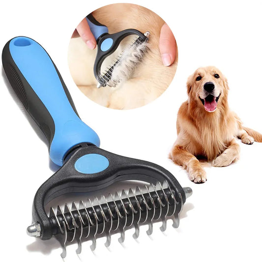 Brush and comp Dog Grooming Hair Remover
